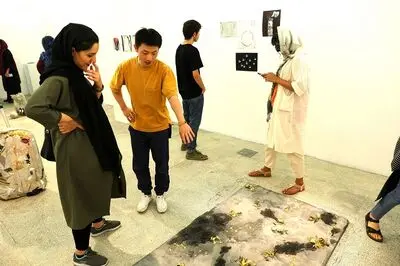 پیوند هنر ایران و چین در اقامتگاه کوشک / روایت هنری هنرمندان چینی از آنچه در تهران دیدند