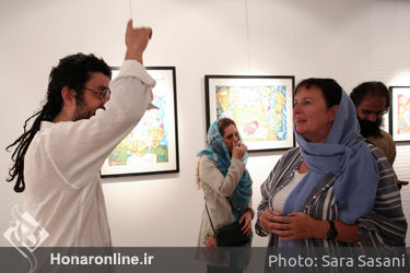 نمایشگاه نقاشی های آذرخش فراهانی در گالری آتبین