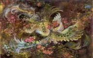 Iranian paintings with bird motifs on display at Tehran exhibit