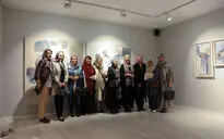 نمایشگاه نقاشی ژیلا کامیاب در گالری ساربان