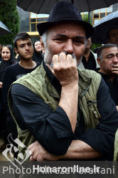 تشییع پیکر نقی سیف جمالی از مقابل تالار وحدت