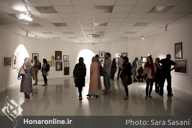 دومین بازار آثار هنری در خانه هنرمندان