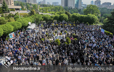 تشیع پیکر هنرمند انقلابی حاج نادر طالب‌زاده