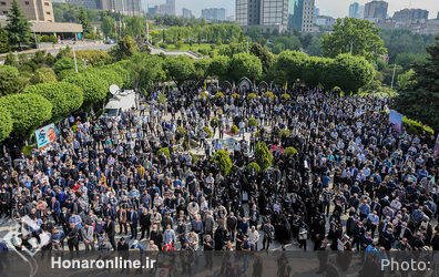تشیع پیکر هنرمند انقلابی حاج نادر طالب‌زاده