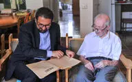 دیدار سید مجتبی حسینی از امیراشرف آریان پور