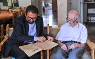 دیدار سید مجتبی حسینی از امیراشرف آریان پور