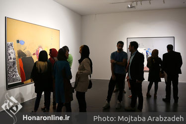 افتتاح نمایشگاه نقاشی‌های نصرت الله مسلمیان در گالری ایرانشهر