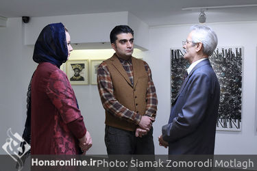 نمایشگاه نقاشی خط محسن کرمی در گالری مژده