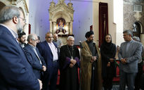 مراسم تجلی دوستی و الفت مسلمانان و مسیحیان 