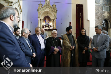 مراسم تجلی دوستی و الفت مسلمانان و مسیحیان 