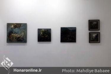 نمایشگاه نقاشی ابراهیم اکبری‌گرز در گالری هفت ثمر