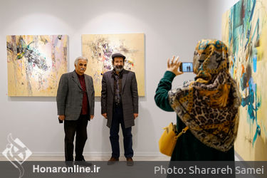 نمایشگاه نقاشی های «عبدالحمید پازکی» با عنوان «لایه های پنهان» در گالری ساربان