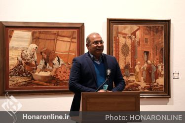 نمایشگاه نگاره‌های چوبی (هیما) در فرهنگسرای نیاوران