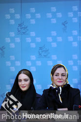 نشست‌ خبری فیلم سینمایی زیر سقف دودی در روز هفتم سی و پنجمین جشنواره فیلم فجر در مرکز همایش های برج میلاد (2)