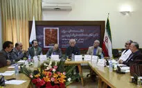 نشست خبری نکوداشت هفته خوشنویسی در خانه هنرمندان 