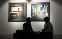 نمایشگاه نقاشی‌های نیلوفر وجدانی در گالری شیرین
