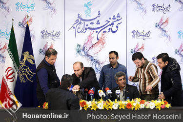 نشست خبری سی و ششمین جشنواره ی فیلم فجر در پردیس سینمایی ملت