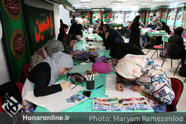 برگزاری مسابقه زنده طراحی لباس عاشورایی