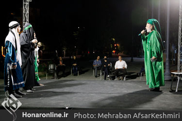 مجلس تعزیه با عنوان «شبیه‌خوانی در پهنه» 