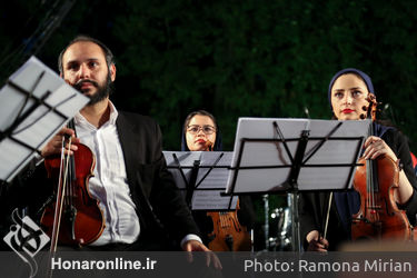 کنسرت پرواز همای به رهبری انریکو جرولا در فضای باز کاخ موزه نیاوران