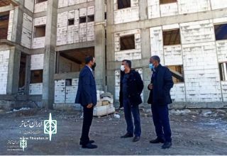 Kazem Nazari visits Aras Cultural Center project