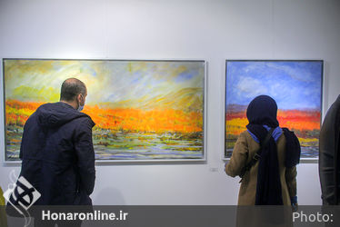 نمایشگاه نقاشی انفرادی سعید امدادیان با عنوان "رنگ و طبیعت" در گالری نگاه