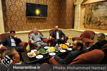 پشت صحنه مجموعه تلویزیونی افسر نمونه