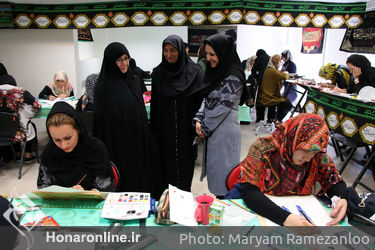 برگزاری مسابقه زنده طراحی لباس عاشورایی
