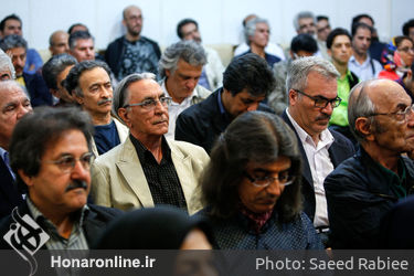 بزرگداشت منوچهر معتبر در هنرستان هنرهای زیبای تهران