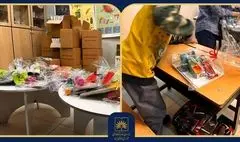 توزیع ۳۰۰ بسته فرهنگی در چهار مدرسه کم‌برخوردار تهران