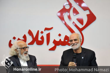 جشن تولد ۷۷ سالگی آیدین آغداشلو در غرفه هنرآنلاین (2)
