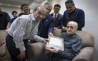 عیادت و تجلیل از استاد موسیقی عبدالوهاب شهیدی