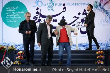 مراسم قرعه‌کشی جدول سینمای رسانه‌ها در سی و ششمین جشنواره فیلم فجر در پردیس ملت