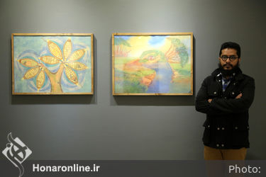 افتتاحیه نمایشگاه نقاشی های حسن مرشد در گالری هپتا