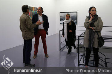 افتتاحیه نمایشگاه آثار چند تن از هنرمندان در گالری  اعتماد باغ نگارستان