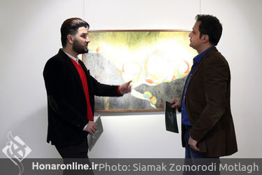نمایشگاه نقاشی افروز هوشنگ با عنوان "مغاک" در گالری مژده 