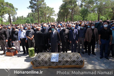  تشییع پیکر علی مرادخانی، معاون سابق امور هنری وزارت فرهنگ و ارشاد اسلامی
