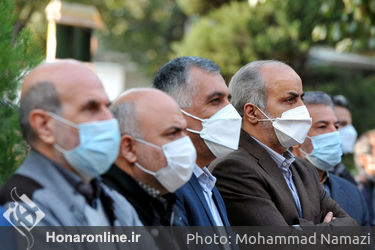 مراسم تشییع پیکر " کامبیز درمبخش " از مقابل خانه هنرمندان