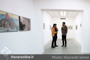 افتتاحیه نمایشگاه نقاشی های ندا زارع در گالری امکان