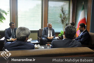 دیدار سیدمجتبی حسینی با سفیر ازبکستان در ایران