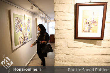 افتتاح نمایشگاه نقاشی نسرین عتیقه‌چی در گالری گلستان