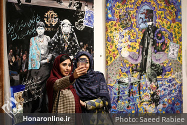 افتتاحیه نمایشگاه نقاشی های سروناز سلطانی در گالری موزه هنرهای زیبا