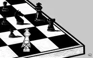 Syrian Cartoon Contest Picks Work by Iranian Artist Amir Reza Torkaman Rahmani