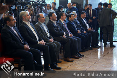 دیدار وزیر محترم فرهنگ وارشاد با وزیر فرهنگی آذربایجان در تالار وحدت 