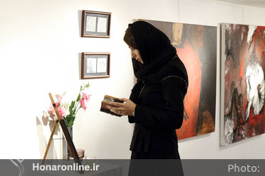 نمایشگاه نقاشی های شیوا عینی در گالری مژده