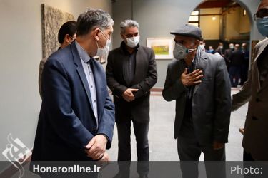 بازدید وزیر فرهنگ و ارشاد اسلامی از سیزدهمین جشنواره هنرهای تجسمی فجر