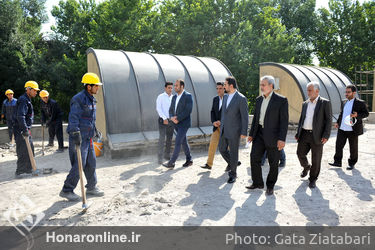 بازدید معاون امور هنری از روند بهسازی موزه هنرهای معاصر تهران