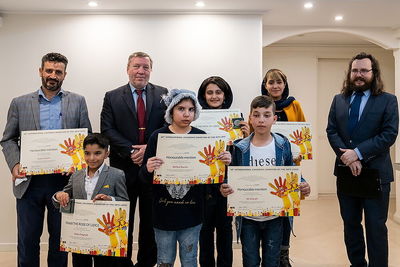 Czech envoy awards Iranian winners of ICEFA Lidice 