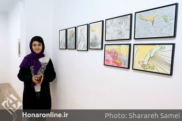 افتتاحیه نمایشگاه نقاشی های ندا زارع در گالری امکان