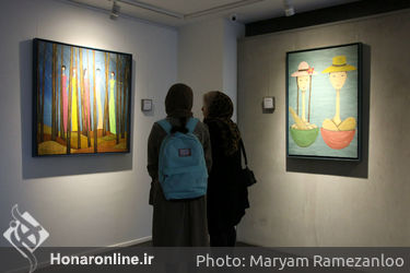 نمایشگاه نقاشی تهمینه میلانی در گالری ایوان